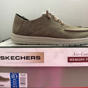 Skechers Men's Tan Slip-On Loafers